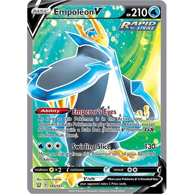 Image for Empoleon V (Full Art) (145/163) (SWSH05) - Pokemon