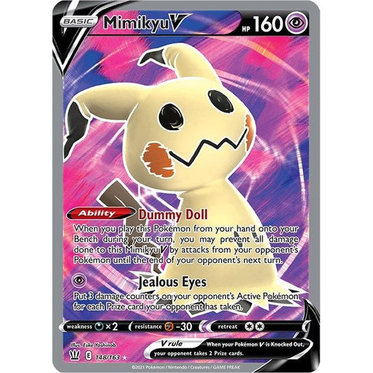Image for Mimikyu V (Full Art) (148/163) (SWSH05) - Pokemon
