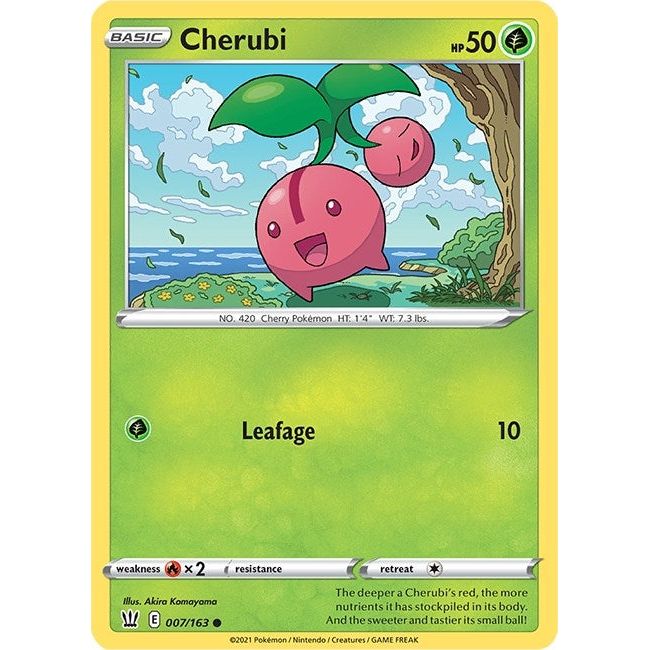 Image for Cherubi (007/163) (SWSH05) - Pokemon