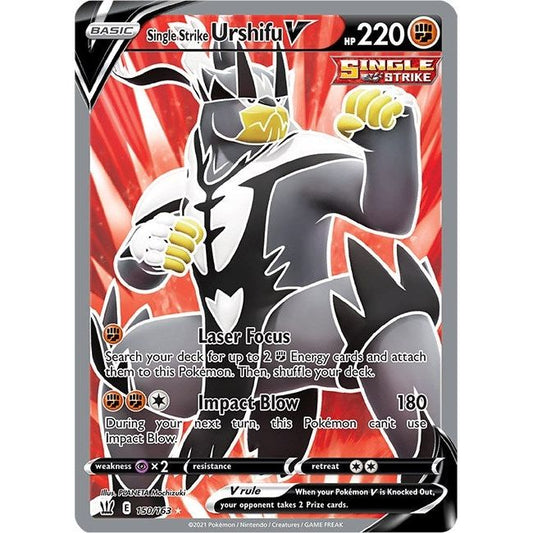 Image for Single Strike Urshifu V (Full Art) (150/163) (SWSH05) - Pokemon