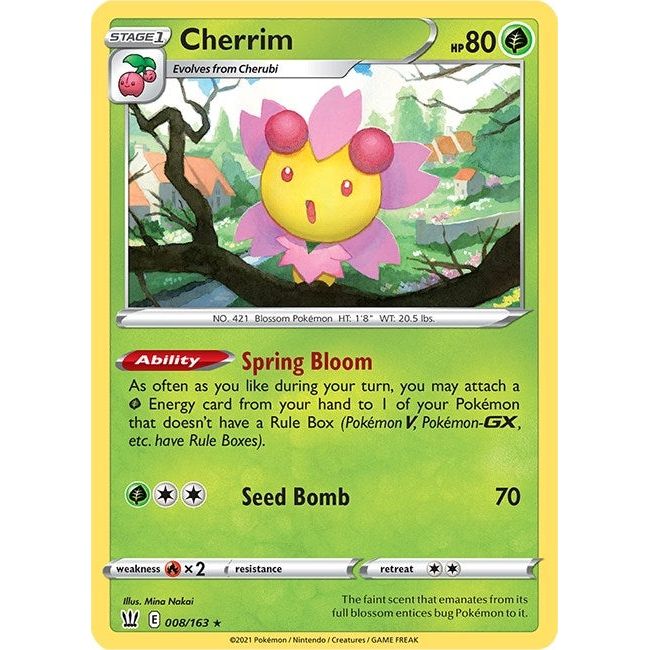 Image for Cherrim (008/163) (SWSH05) - Pokemon