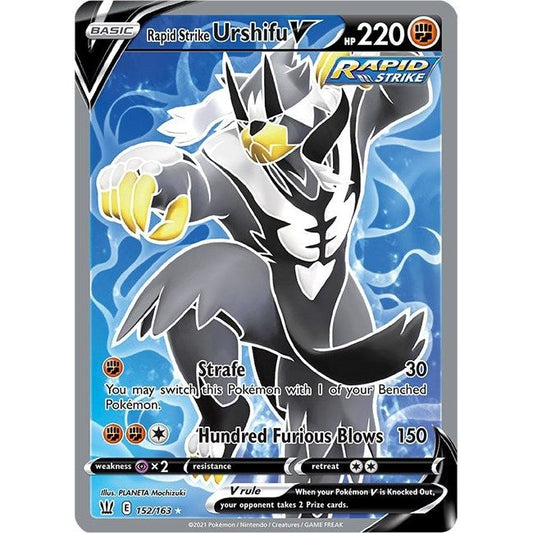 Image for Rapid Strike Urshifu V (Full Art) (152/163) (SWSH05) - Pokemon