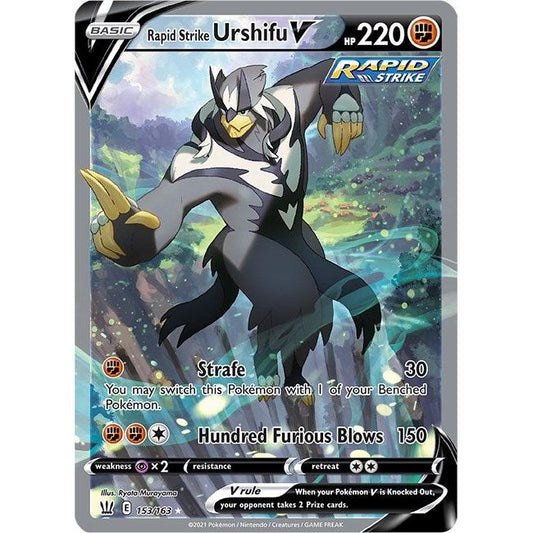 Image for Rapid Strike Urshifu V (Alternate Full Art) (153/163) (SWSH05) - Pokemon