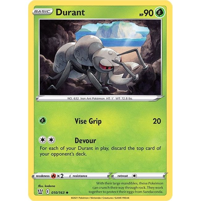 Image for Durant (010/163) (SWSH05) - Pokemon