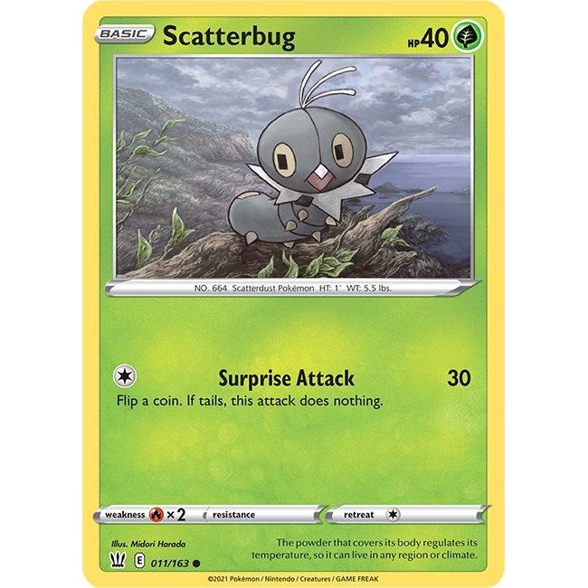 Image for Scatterbug (011/163) (SWSH05) - Pokemon