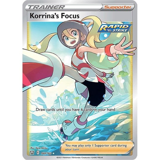 Image for Korrina's Focus (Full Art) (160/163) (SWSH05) - Pokemon