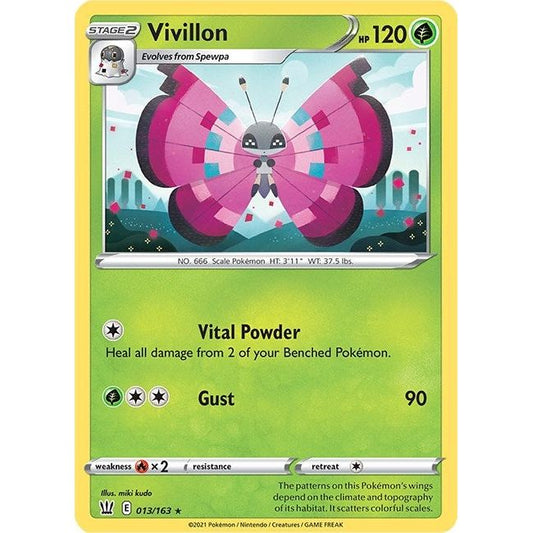 Image for Vivillon (013/163) (SWSH05) - Pokemon