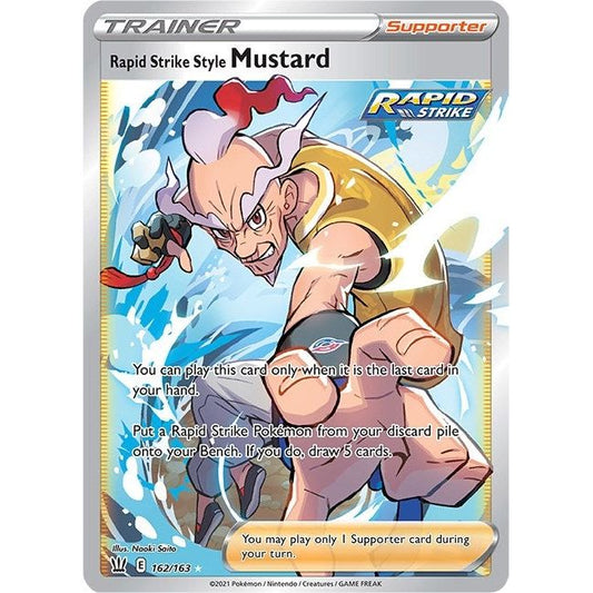 Image for Rapid Strike Style Mustard (Full Art) (162/163) (SWSH05) - Pokemon