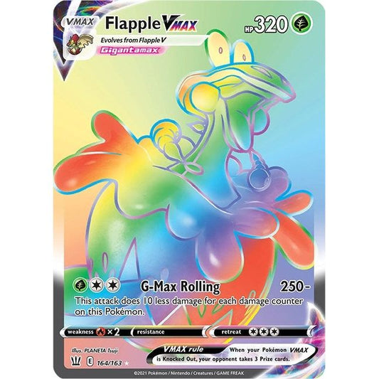 Image for Flapple VMAX (Secret) (164/163) (SWSH05) - Pokemon