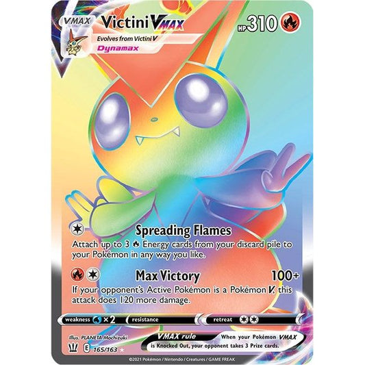 Image for Victini VMAX (Secret) (165/163) (SWSH05) - Pokemon