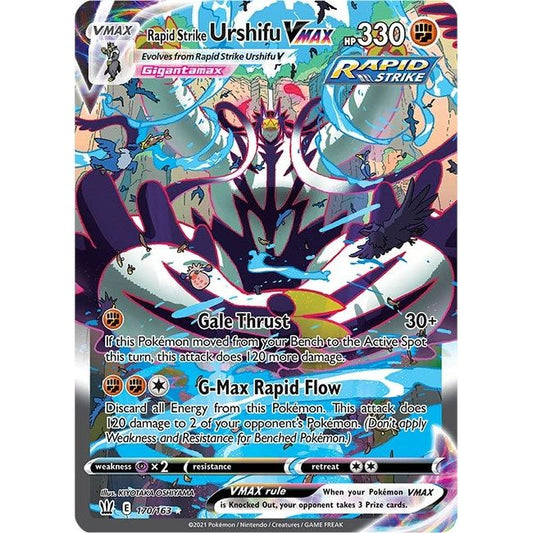 Image for Rapid Strike Urshifu VMAX (Alternate Art Secret) (170/163) (SWSH05) - Pokemon