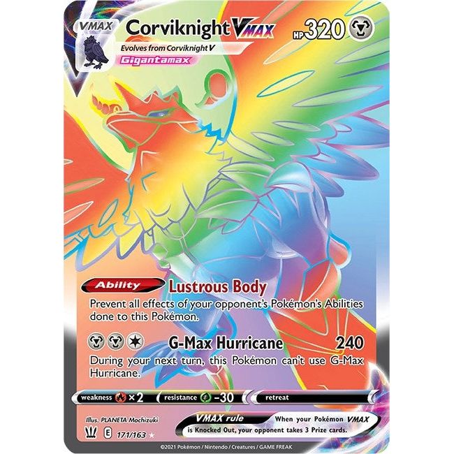 Image for Corviknight VMAX (Secret) (171/163) (SWSH05) - Pokemon