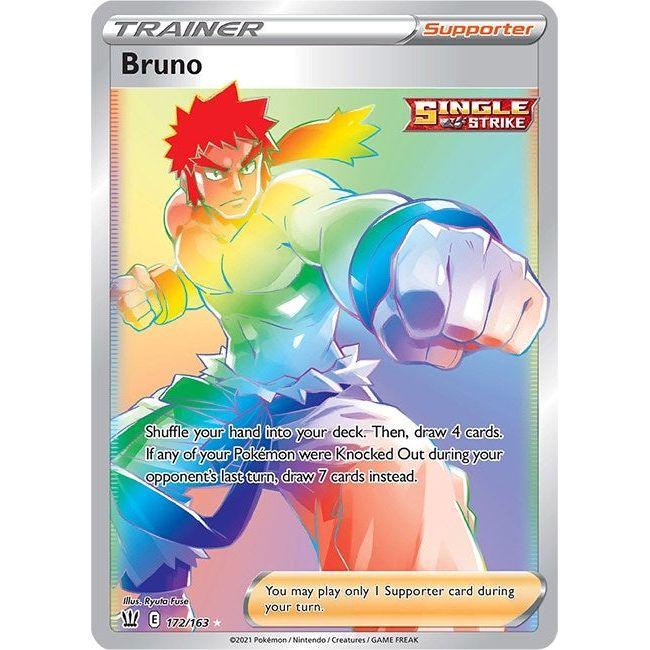 Image for Bruno (Secret) (172/163) (SWSH05) - Pokemon