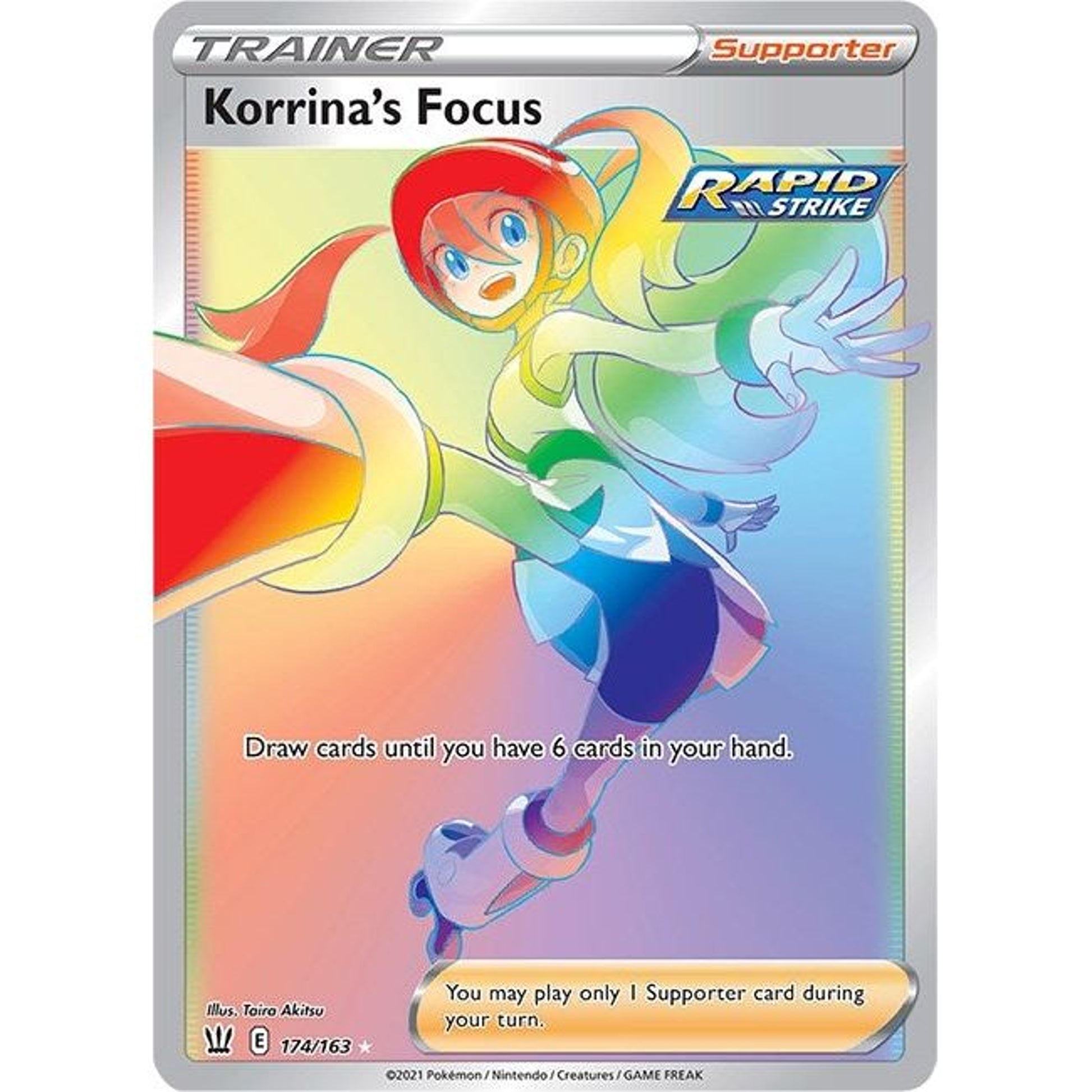 Image for Korrina's Focus (Secret) (174/163) (SWSH05) - Pokemon