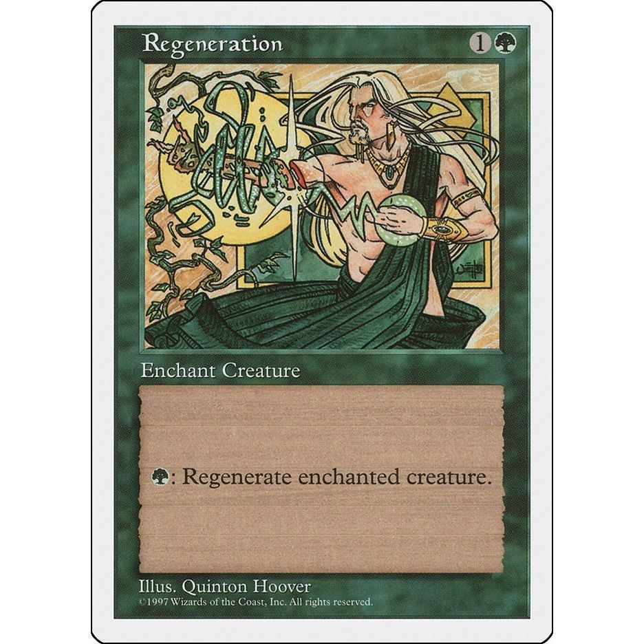 Image for Regeneration (5ED) - Magic: The Gathering