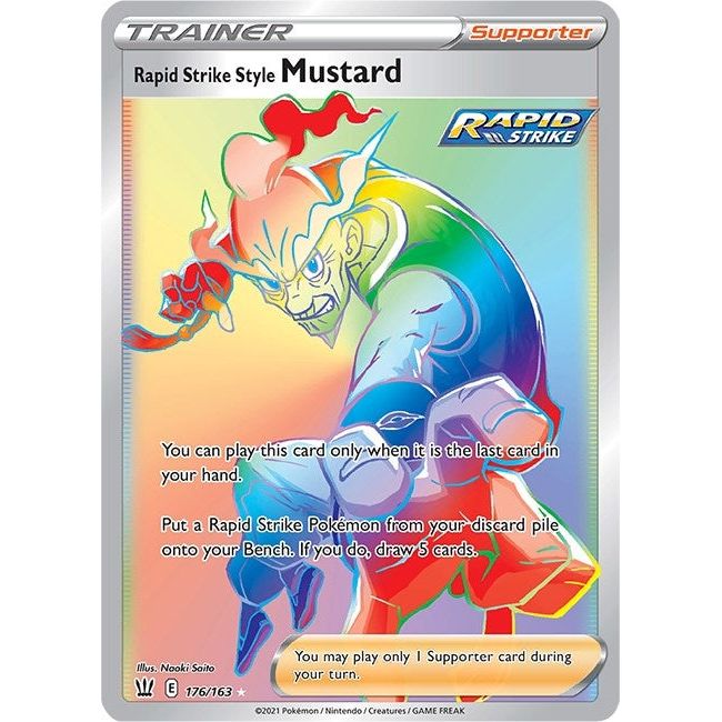 Image for Rapid Strike Style Mustard (Secret) (176/163) (SWSH05) - Pokemon