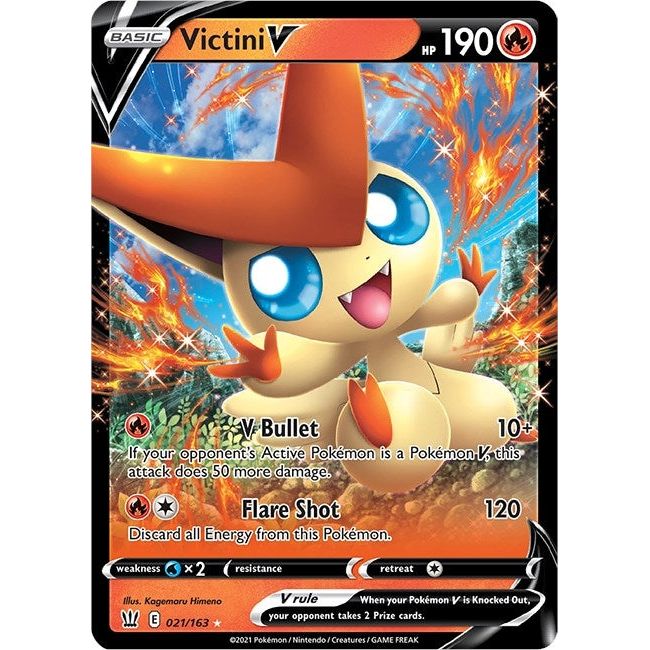 Image for Victini V (021/163) (SWSH05) - Pokemon