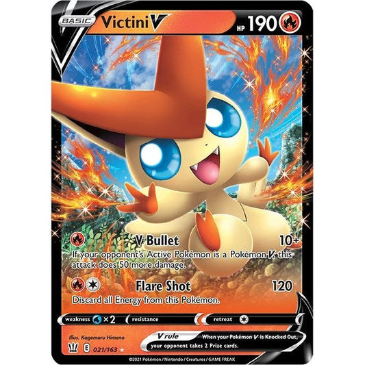 Image for Victini V (021/163) (SWSH05) - Pokemon
