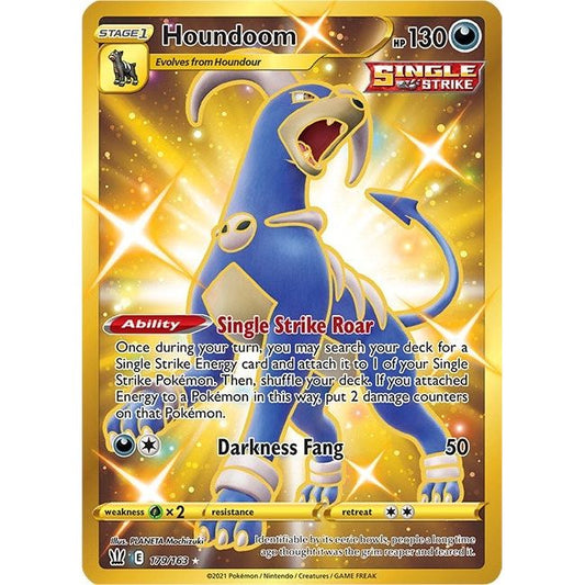 Image for Houndoom (Secret) (179/163) (SWSH05) - Pokemon