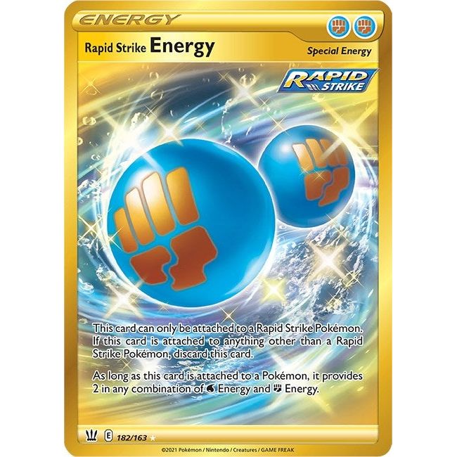 Image for Rapid Strike Energy (Secret) (182/163) (SWSH05) - Pokemon