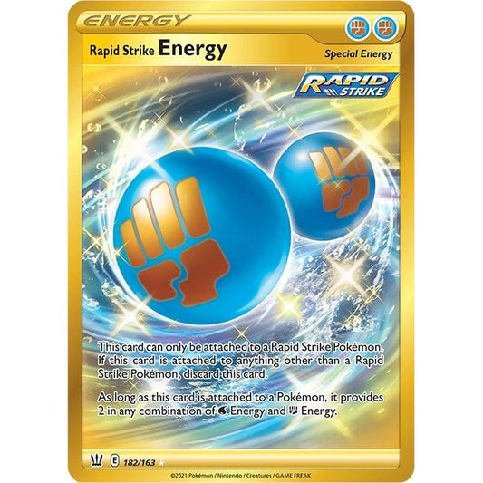 Image for Rapid Strike Energy (Secret) (182/163) (SWSH05) - Pokemon