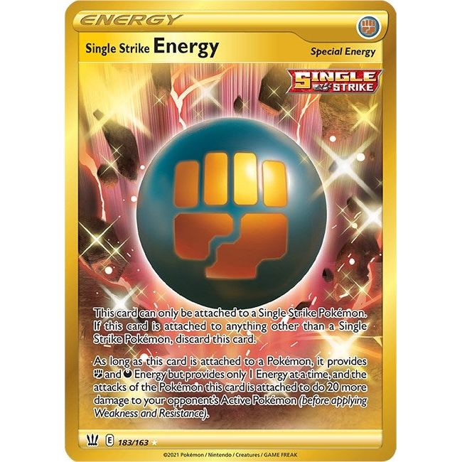 Image for Single Strike Energy (Secret) (183/163) (SWSH05) - Pokemon