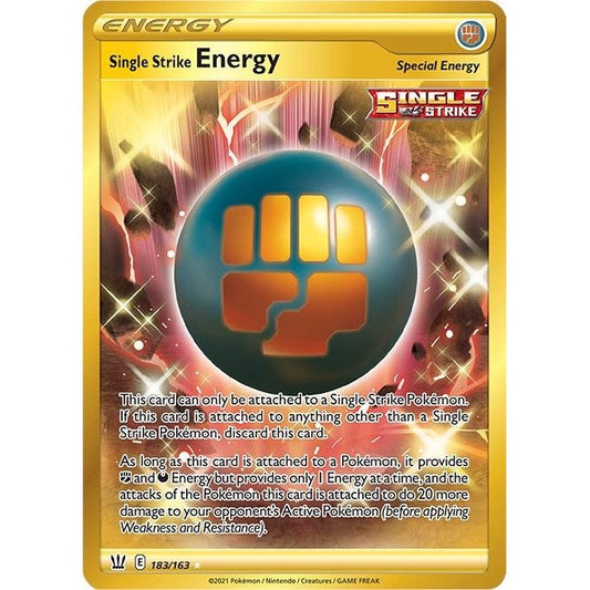 Image for Single Strike Energy (Secret) (183/163) (SWSH05) - Pokemon