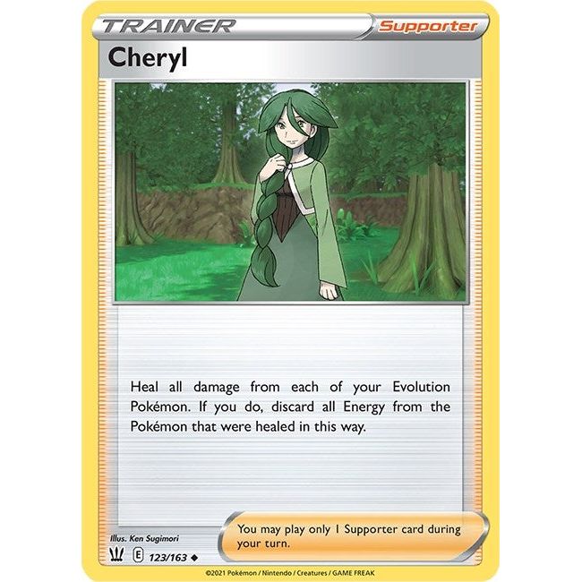 Image for Cheryl (123/163) (SWSH05) - Pokemon