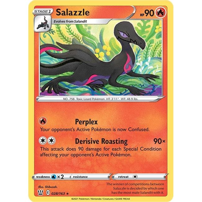 Image for Salazzle (028/163) (SWSH05) - Pokemon