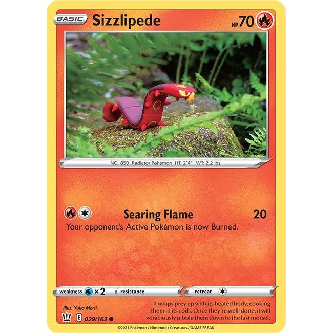 Image for Sizzlipede (029/163) (SWSH05) - Pokemon