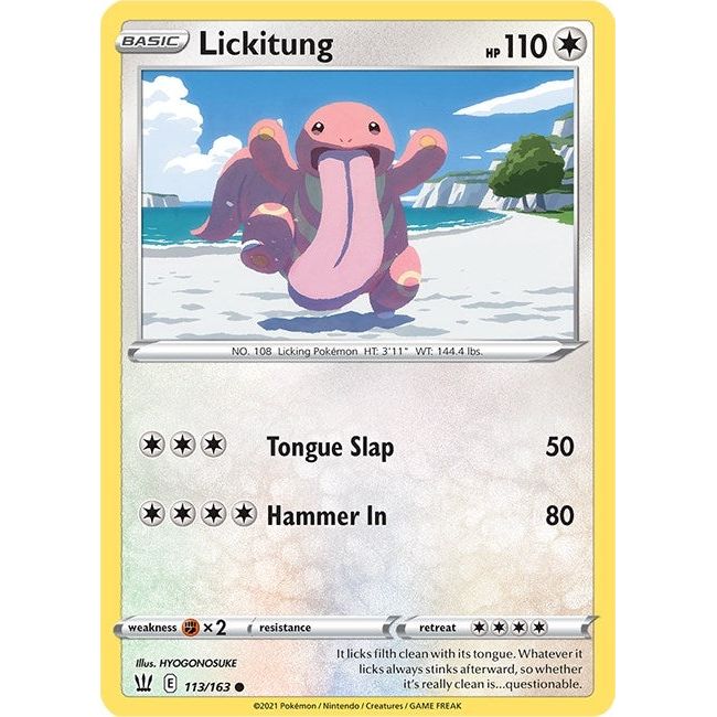 Image for Lickitung (113/163) (SWSH05) - Pokemon