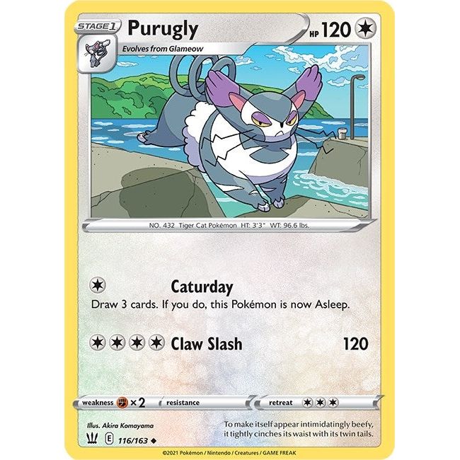 Image for Purugly (116/163) (SWSH05) - Pokemon