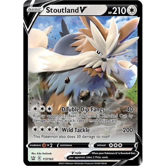 Image for Stoutland V (117/163) (SWSH05) - Pokemon