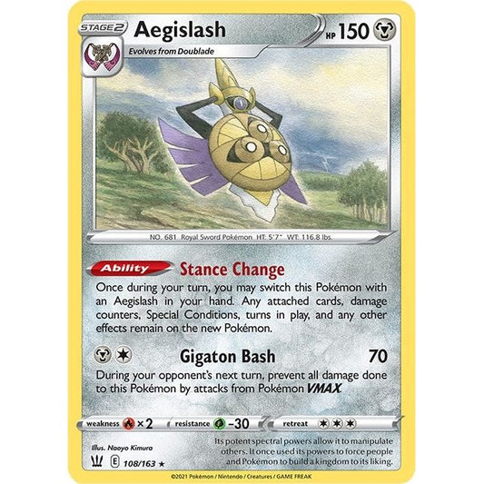 Image for Aegislash (108) (108/163) (SWSH05) - Pokemon
