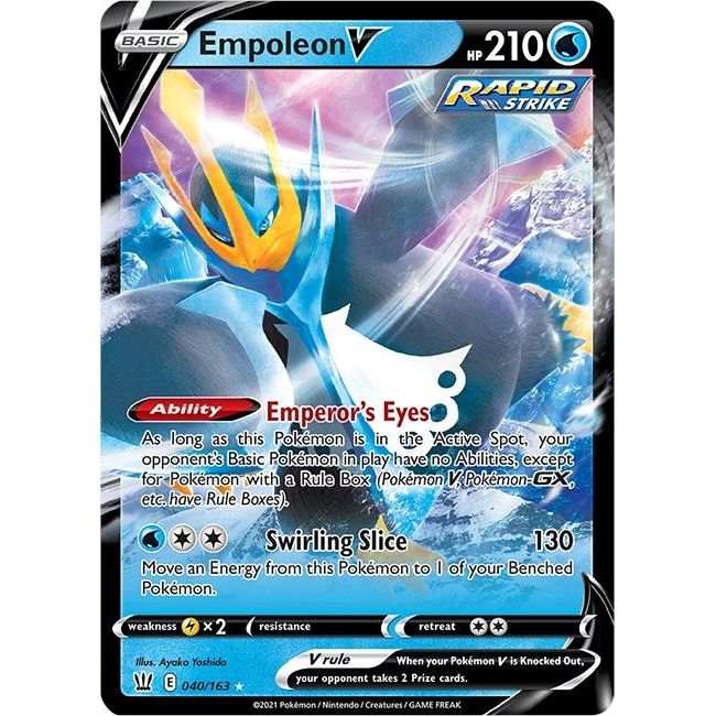 Image for Empoleon V (040/163) (SWSH05) - Pokemon