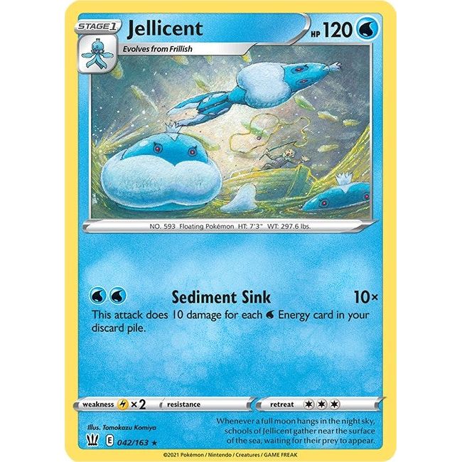 Image for Jellicent (042/163) (SWSH05) - Pokemon