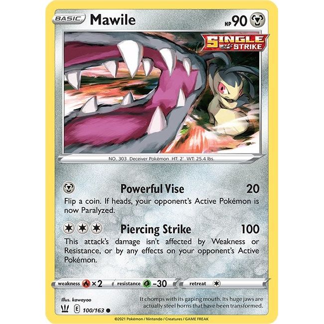 Image for Mawile (100/163) (SWSH05) - Pokemon