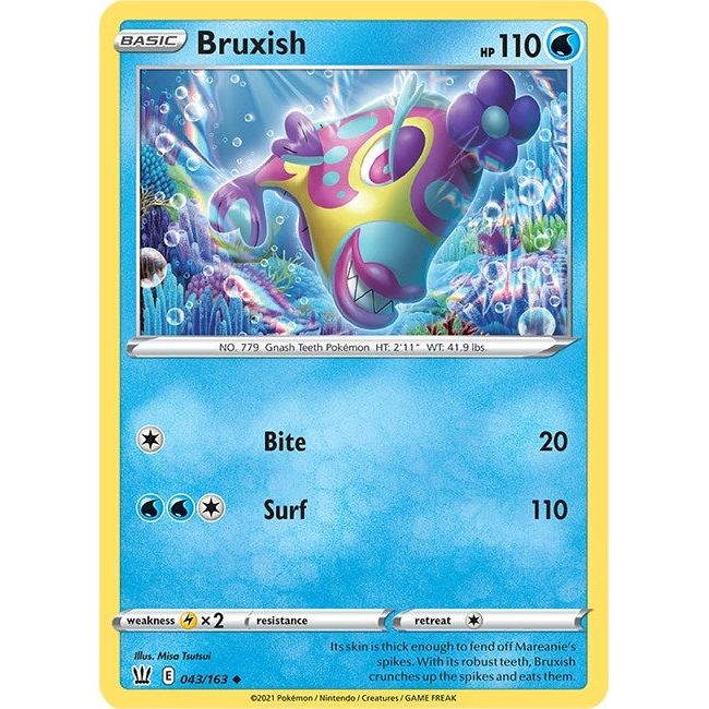 Image for Bruxish (043/163) (SWSH05) - Pokemon