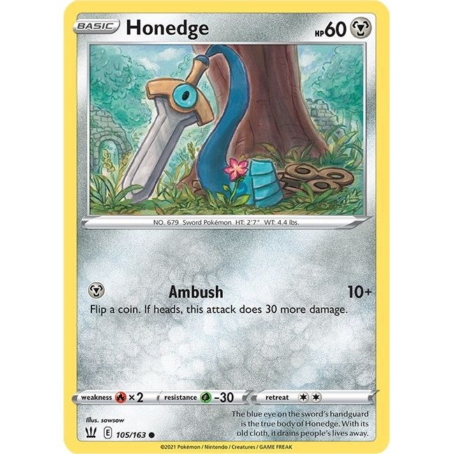 Image for Honedge (105/163) (SWSH05) - Pokemon