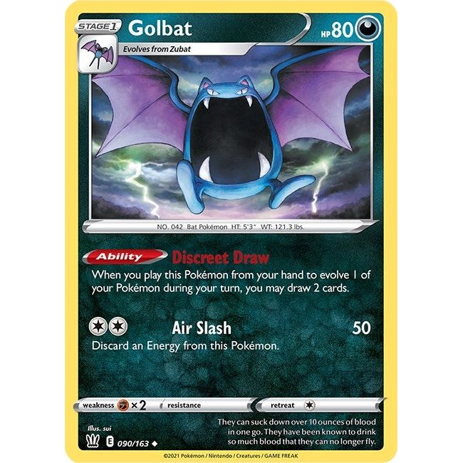 Image for Golbat (090/163) (SWSH05) - Pokemon