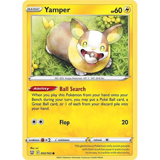 Image for Yamper (052/163) (SWSH05) - Pokemon