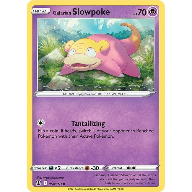 Image for Galarian Slowpoke (054/163) (SWSH05) - Pokemon