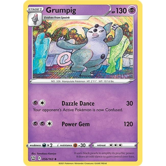 Image for Grumpig (056/163) (SWSH05) - Pokemon