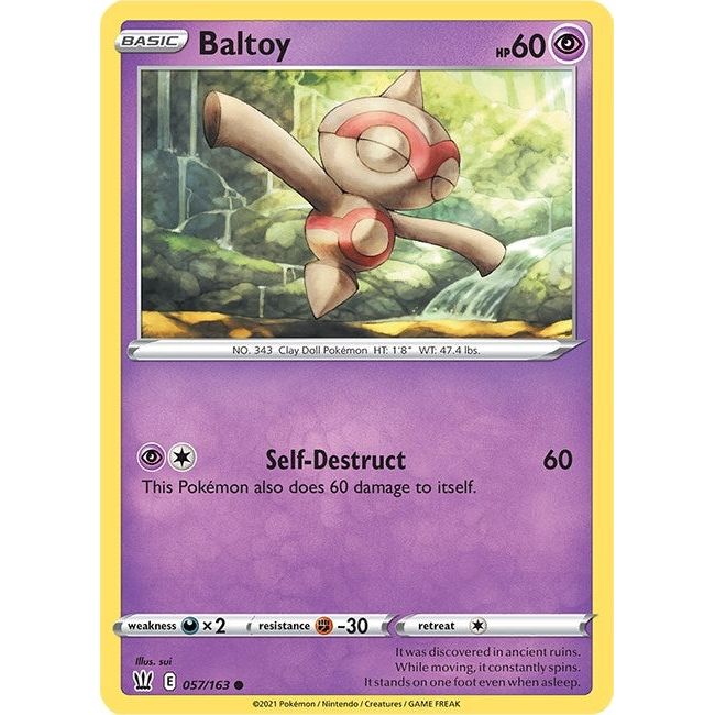 Image for Baltoy (057/163) (SWSH05) - Pokemon