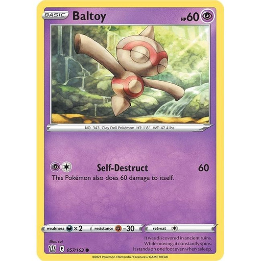 Image for Baltoy (057/163) (SWSH05) - Pokemon