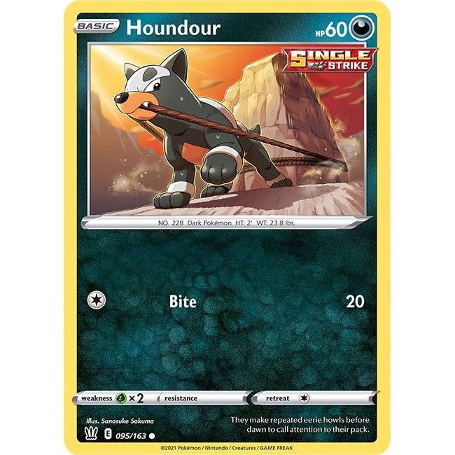 Image for Houndour (095/163) (SWSH05) - Pokemon