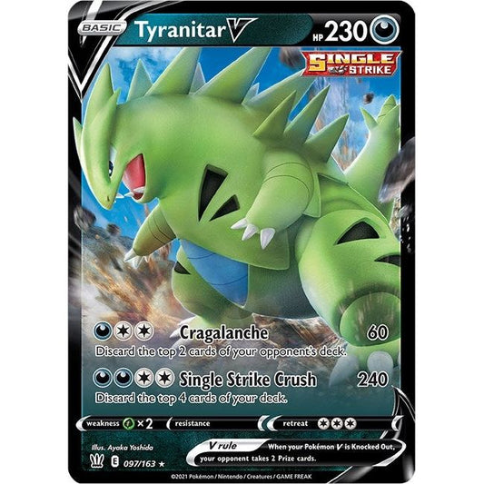 Image for Tyranitar V (097/163) (SWSH05) - Pokemon
