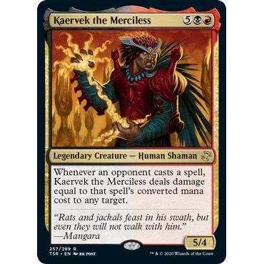 Image for Kaervek the Merciless (257) (TSR) - Magic: The Gathering