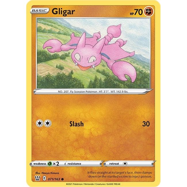 Image for Gligar (071/163) (SWSH05) - Pokemon