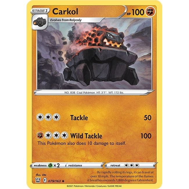 Image for Carkol (079/163) (SWSH05) - Pokemon